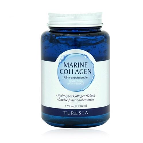 TERESIA Marine Collagen All in one Ampoule 240ml, Anti-wrinkle Serum, Brightening, K-beauty