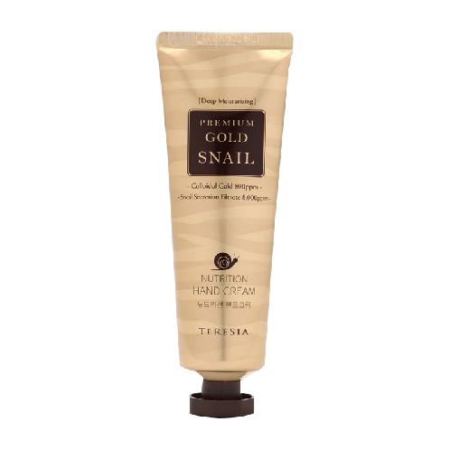 Premium Gold Snail Nutrition Hand Cream, Moisturizing and Rejuvenating Skin Care, 80ml (2.7oz) x 4 P